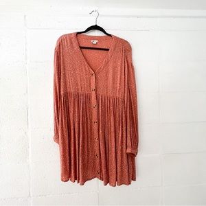 Billabong Long Sleeve Swing Dress